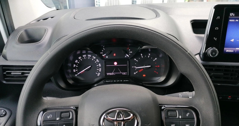 Toyota Proace City cena 94900 przebieg: 75529, rok produkcji 2022 z Grudziądz małe 154